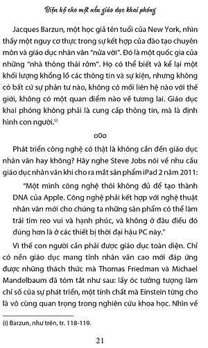 Biện hộ cho một nền giáo dục khai phóng