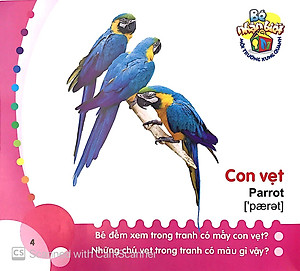 Sách Bé Nhận Biết Môi Trường Xung Quanh (0 - 3 Tuổi) - Chim (Birds)