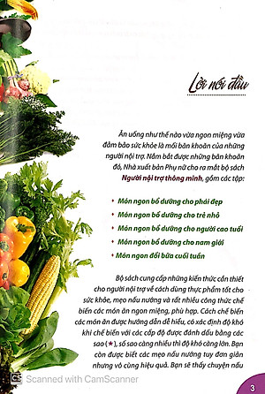 Sách Người Nội Trợ Thông Minh - Món Ngon Bổ Dưỡng Cho Phái Đẹp