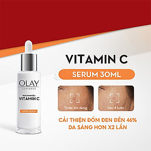 Tinh chất dưỡng trắng Olay Luminous Super Serum Niacinamide + Vitamin C (30ml) - Hàng chính hãng