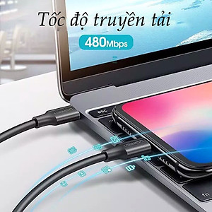 Dây sạc nhanh 2 cổng USB Type C, dài 0.5-2m hãng UGREEN US286- Hàng chính hãng