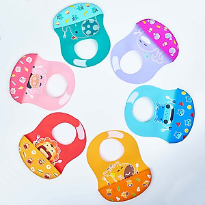 Yếm silicon ăn dặm cổ dán cho bé Marcus & Marcus, từ 6 tháng