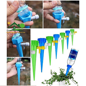 Combo Hộp 12 Vòi Tưới Cây Nhỏ Giọt Tự Động Có Van Chỉnh Theo Ý Muốn Tặng Cây Thông Lỗ Nghẹt PB1 206801-1