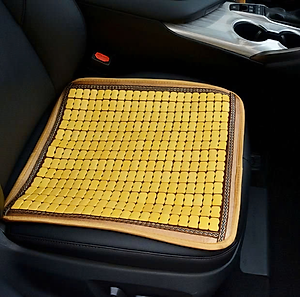 Đệm lót ghế xe hơi, xe máy, văn phòng KG241 bằng trúc cổ điển cao cấp giúp thoáng khí, chống nóng 45X45CM - Hàng chính hãng