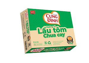 Thùng 30 Gói Mì Khoai Tây Cung Đình Hương Vị Lẩu Tôm Chua Cay