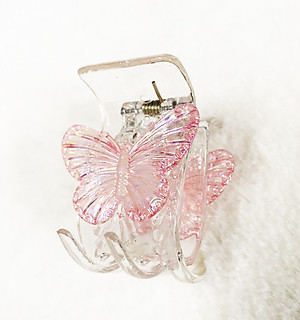 Kẹp tóc con bướm - kẹp tóc càng cua 5 răng - kẹp tóc trong suốt - kẹp gấp 5 răng mẫu mới