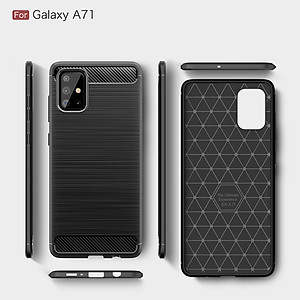 Ốp lưng chống sốc cho Samsung Galaxy A71 hiệu Likgus (chuẩn quân đội, chống va đập, chống vân tay) - Hàng nhập khẩu