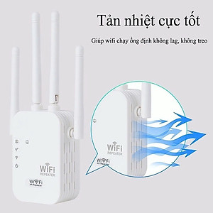 Kích sóng Wifi 4 râu tốc độ cao 300mpbs 2.4G Mở rộng vùng phủ sóng, cải thiện tốc độ mạng WiFi - Hàng chính hãng/ Hàng nhập khẩu