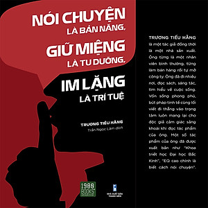 Sách Nói Chuyện Là Bản Năng, Giữ Miệng Là Tu Dưỡng, Im Lặng Là Trí Tuệ