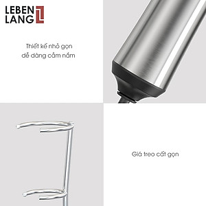 Máy đánh bọt cafe cầm tay LBL4583, pin sạc tiện lợi 10W, bảo hành 2 năm