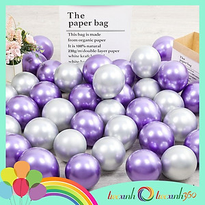 Bong bóng trang trí tiệc xinh Chrome 20 cái mix màu size 10''