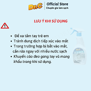 Siêu tẩy dầu mỡ Dr.C CHÍNH HÃNG - đánh bay vết bẩn cứng đầu ( 500 ml )