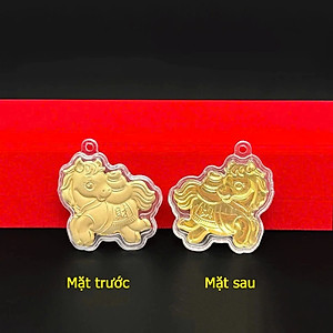 Móc Khóa Ngựa Vàng Mini 3D – Móc Treo Chìa Khóa/ Balo – Thu Hút May Mắn Tài Lộc 2026