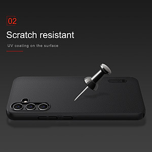 Ốp Lưng Sần chống sốc cho Samsung Galaxy A54 hiệu Nillkin Super Frosted Shield (Đính kèm giá đỡ hoặc miếng dán từ tính) - Hàng Chính Hãng