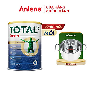 [MỚI] Sữa bột bổ sung dinh dưỡng Anlene Total 10 lon 800g Tặng 1 Nồi Inox Hoặc Chảo 18cm