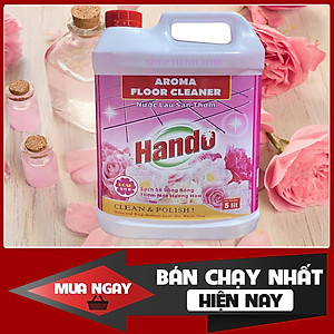 Nước Thơm Lau Sàn Nhà Hando Can 5L Hương Lavender