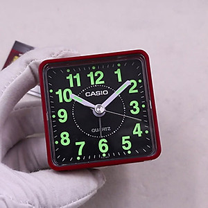 Đồng Hồ Để Bàn - Du Lịch Casio TQ-140-4DF Có Báo Thức, Cỡ Nhỏ ( Kích Thước 57×57×33mm)
