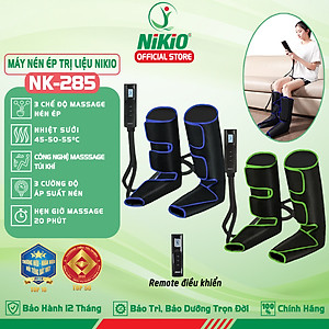 Máy Massage Chân, Nén Ép Túi Khí Bàn Chân Và Bắp Chân Nikio NK-285 - Hỗ Trợ Cải Thiện Đau Nhức, Tê Bì, Suy Giãn Tĩnh Mạch