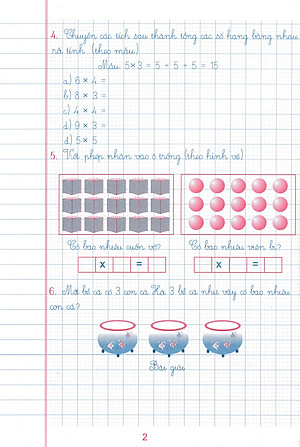 VỞ Ô LI BÀI TẬP TOÁN LỚP 2 - QUYỂN 2 (DÙNG KÈM SGK CHÂN TRỜI SÁNG TẠO)_HA
