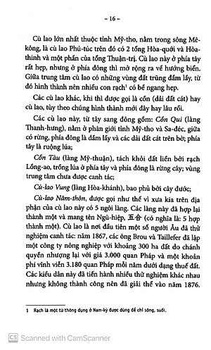 Sách Chuyên Khảo Về Tỉnh Mỹ Tho - Địa Lý Học : TỰ NHIÊN, KINH TẾ & LỊCH SỬ NAM KỲ