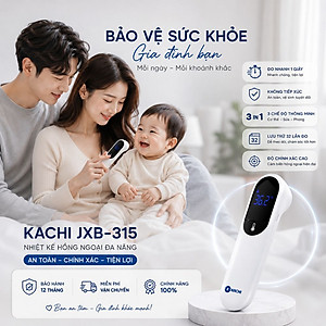 Máy Đo Nhiệt Kế Kachi JXB-315 Cảm Biến Hồng Ngoại có chứng nhận FDA Mỹ