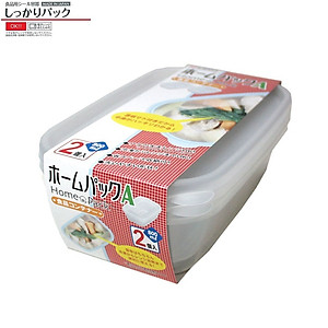 Bộ 2 hộp đựng bảo quản nắp mềm dung tích 800ml - Hàng nội địa Nhật Bản.( Giao màu ngẫu nhiên )