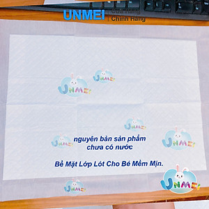 Miếng Lót Chống Thấm MAMA 35X40cm, Tấm Đệm Lót Thay Tã Dùng 1 Lần Mỏng, Nhẹ, Thấm Hút Tốt Dùng Bé Sơ Sinh