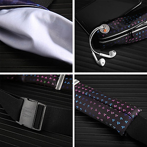 Đai đeo thắt lưng thời trang thể thao cho nam nữ Rhino B202 đựng vừa điện thoại 6.5 Inch, dùng khi chạy bộ đạp xe leo núi hoặc chơi các môn thể thao khác, vải chất lượng cao Rhino Store