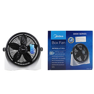 Quạt Hộp, Quạt Để Bàn 5 Cánh Midea FB40-9H (Quạt Điện Hàng Chính Hãng, Công suất 55W, Chỉnh Gió 3 Tốc Độ)