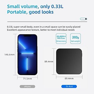 Máy Tính Siêu Nhỏ Ultra Mini T9 PLUS - Intel thế hệ 12 Twin Lake N150 - Hỗ Trợ Xuất Hình 4K 60hz hàng nhập khẩu