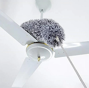 Chổi quét trần nhà KG12S gấp gọn, lau bụi, quét nhà thông minh, đa năng cán dài inox rút gọn gập được 90 độ kéo ra 3m - Hàng chính hãng