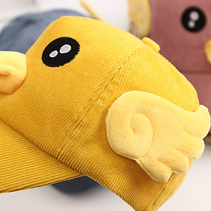 Mũ lưỡi trai vịt cho bé trai bé gái từ 1-7 tuổi vải nhung 5 màu