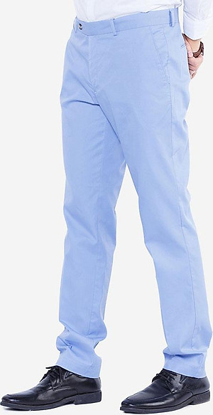 Quần Kaki Nam ALIGRO Màu Xanh Da Trời Chất Liệu Kaki Mềm, Mịn, Không Bai Xù, Co Giãn Tốt, Chuẩn Form, ALGK020