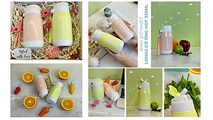 Bình nước giữ nhiệt 330ml có ống hút Mini Lohas - Tupperware chính hãng