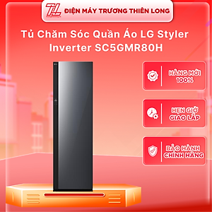 Tủ chăm sóc quần áo thông minh LG Styler Inverter 5 móc SC5GMR80H - HÀNG CHÍNH HÃNG - CHỈ GIAO HCM