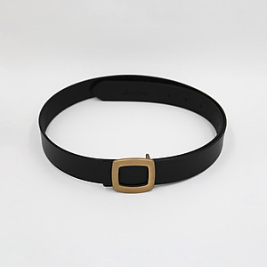 Thắt Lưng Nữ Da Thật Mặt Oval Aaa Jeans