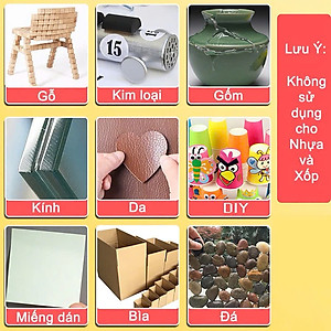 Keo Đa Năng Dán Vải, Mô Hình, Da, Kim Loại - Keo Trong Suốt, Mềm Dẻo 35ml