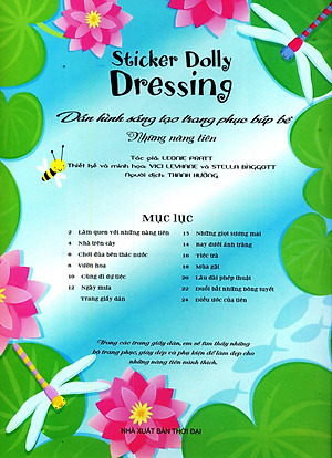 Sách Dán Hình Sáng Tạo Trang Phục Búp Bê - Những Nàng Tiên