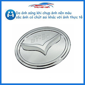 Ốp nắp xăng BT50, Mazda BT-50 mạ crom chống trầy trang trí ô tô