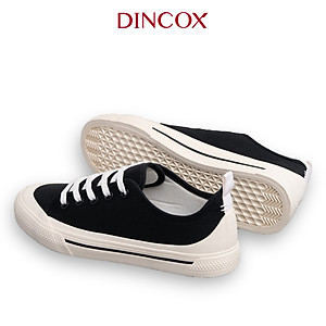 Giày Sneaker Vải Nữ DINCOX C20 Nữ Tính Sang Trọng Black