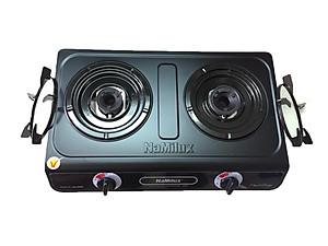 Bếp gas đôi để bàn NaMilux NA-666BFM-VN - Hàng chính hãng