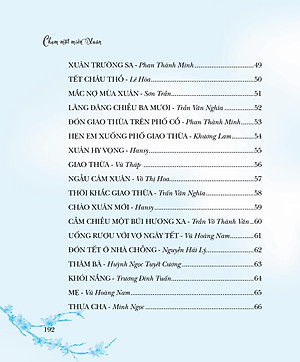 Sách Chạm Một Miền Xuân