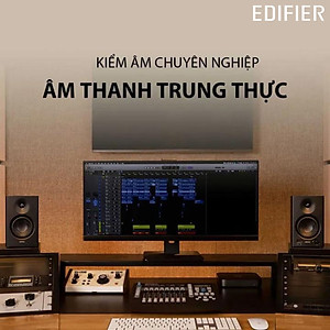 Loa kiểm âm Edifier MR4 Xử lý tín hiệu số Đầu vào TRS balance - Hàng chính hãng