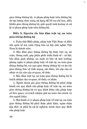 Luật trật tự, an toàn giao thông đường bộ năm 2024 - bản in 2024