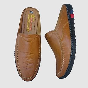 Dép Bít Mũi Nam HÀ NAM Da Bò Thật Cao Cấp GSB20124