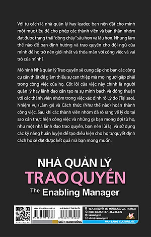 Nhà Quản Lý Trao Quyền - Vanlangbooks
