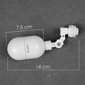 Phao cơ mini chống tràn đa năng, linh kiện máy lọc nước, phun sương, lắp dàn tưới cây, bể thủy sinh, cá cảnh, bán cạn (kèm phụ kiện ra dây 6)