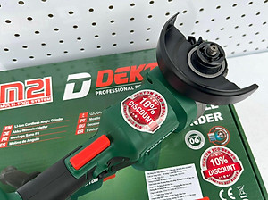 MÁY MÀI GÓC SỬ DỤNG PIN 21V (CHÂN PIN PHỔ THÔNG) 100mm DEKTON M21-AG100BTV - HÀNG CHÍNH HÃNG