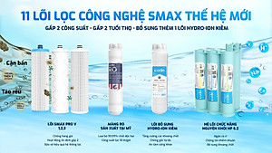 Máy lọc nước nóng nguội RO Mỹ 11 lõi Karofi KAH-D18 - Giao trước lắp sau miễn phí toàn quốc - Bảo hành 36 tháng - Hàng chính hãng