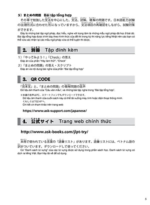Sách Try! Kỳ Thi Năng Lực Nhật Ngữ N3: Phát Triển Các Kỹ Năng Tiếng Nhật Từ Ngữ Pháp (Phiên Bản Tiếng Việt)